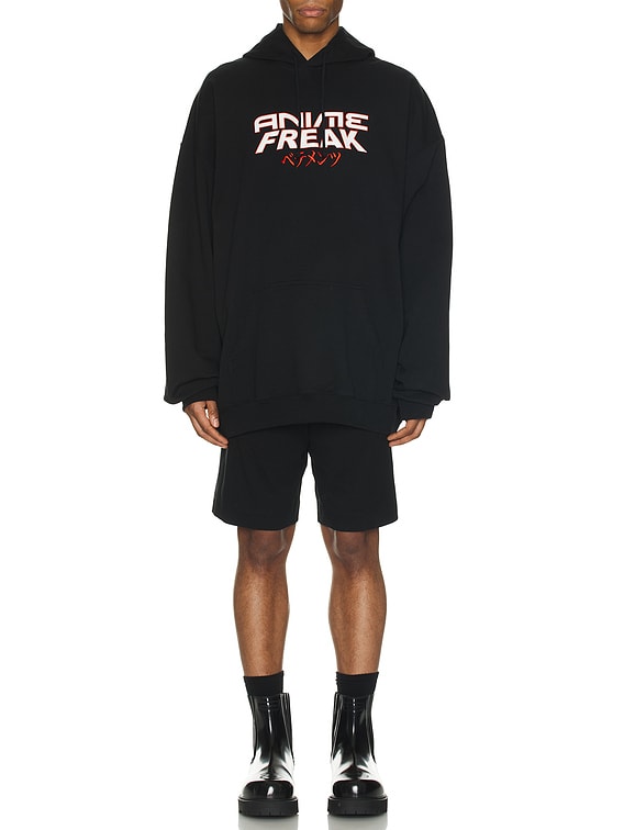 VETEMENTS Anime Freak Hoodie in Black | FWRD