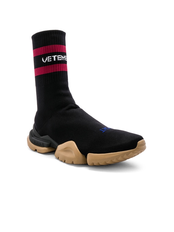 VETEMENTS Sock Boots in Black | FWRD