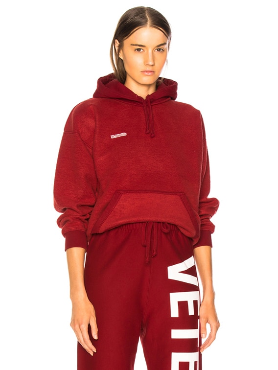 vetements inside out hoodie