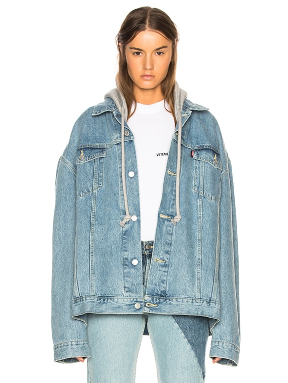 levi's oversized jean jacket womens