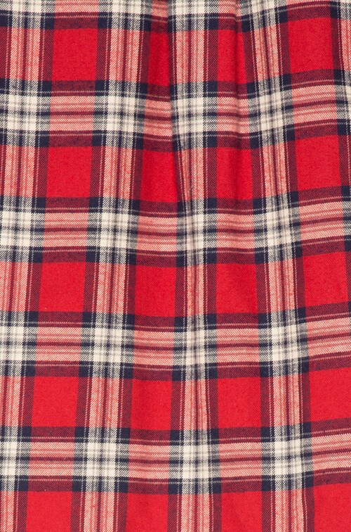 VETEMENTS Flannel Shirt in Red Check | FWRD
