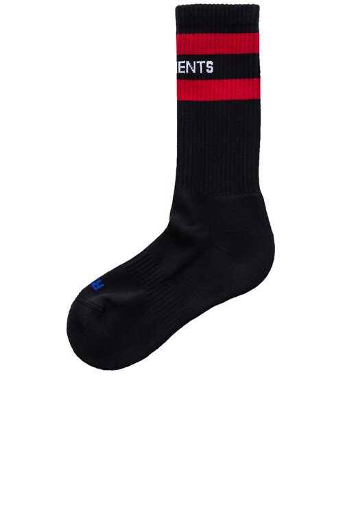 正規 VETEMENTS ヴェトモン Socks ソックス Black 黒 正規 VETEMENTS ヴェトモン Socks ソックス Black 黒 - メルカリ
