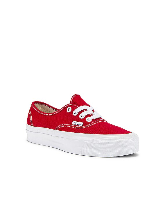 vans vault authentic red
