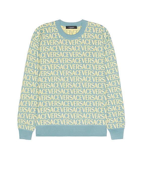 VERSACE セーター - Light Blue & Ivory | FWRD