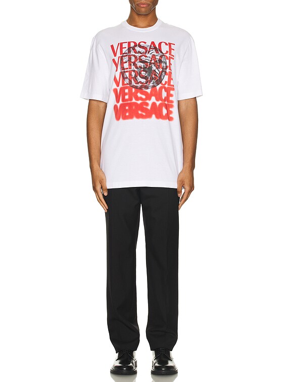 VERSACE T-Shirt in White | FWRD