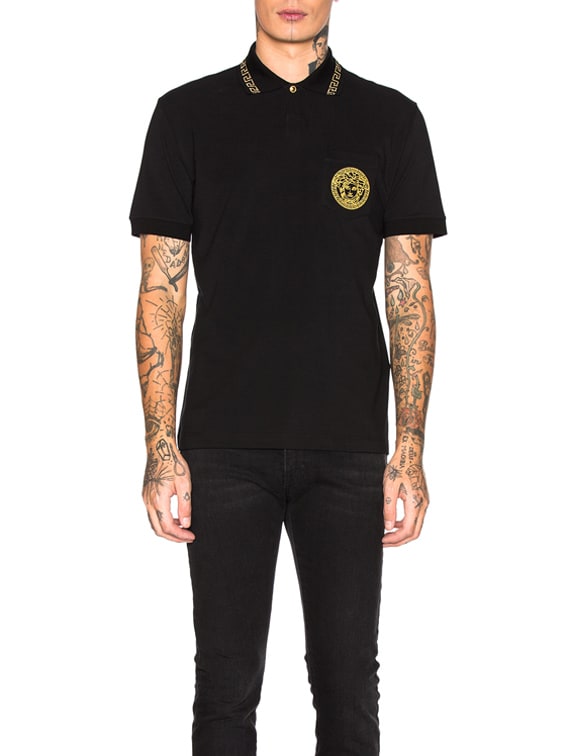 versace polo black