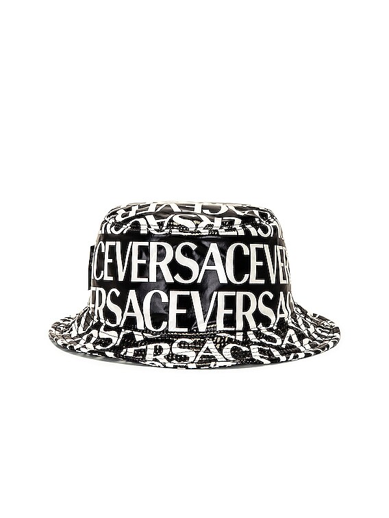 Versace Blue Allover Bucket Hat