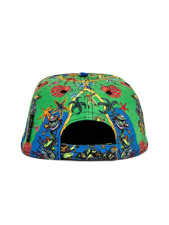 VERSACE Tresor De La Mer Baseball Cap in Multicolor | FWRD display picture 3