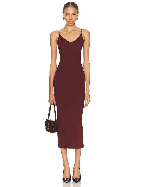 knit dress with sleeves Ribbed Knit Midi Sweater Dress Black / XXL main image 1