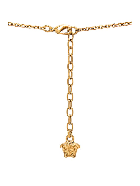 Versace vers GLD Chain LNK Lock Ncklc - Gold