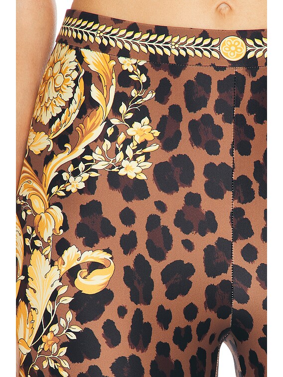 【関税込み】Versace ブラック＆ゴールド Barocco レギンス Black & Gold Barocco Leggings by Versace on Sale