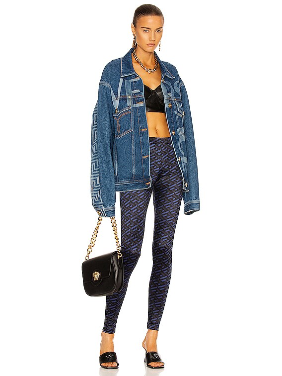 VERSACE レギンス - Blue Navy & Nero | FWRD