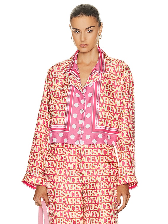 VERSACE トップス - Fuchsia & Pink | FWRD