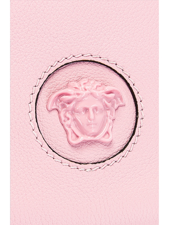 VERSACE Medusa Shoulder Bag in Light Pink & Oro