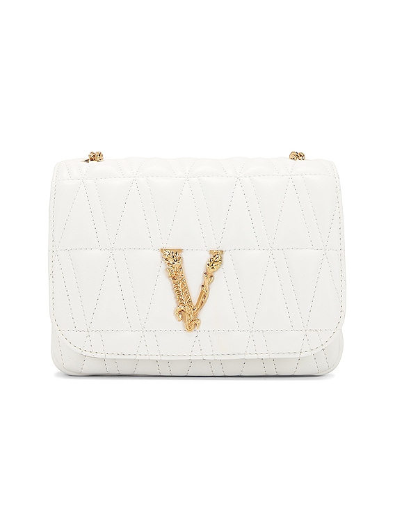 Versace Virtus Tote Bag In Nero