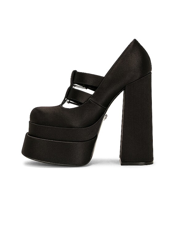 VERSACE パンプス - Black & Palladium | FWRD