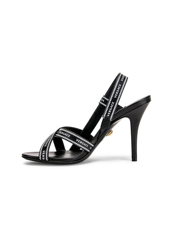 85mm patent leather heels - Versace - Women | Luisaviaroma