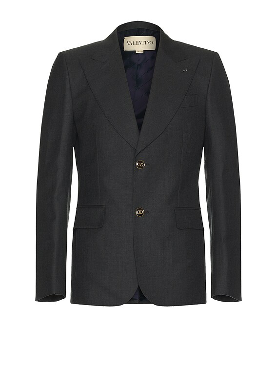VALENTINO　ジャケット Valentino Jacket in Grigio Anthracite | FWRD