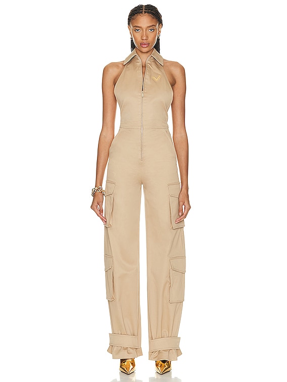 LONG CARGO JUMPSUIT