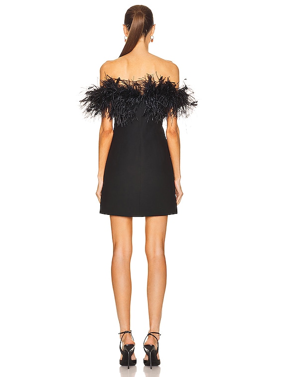 VALENTINO GARAVANI Mini dress with feathers フェザー ドレス VALENTINO GARAVANI - Mini dress with feathers | Leam Roma