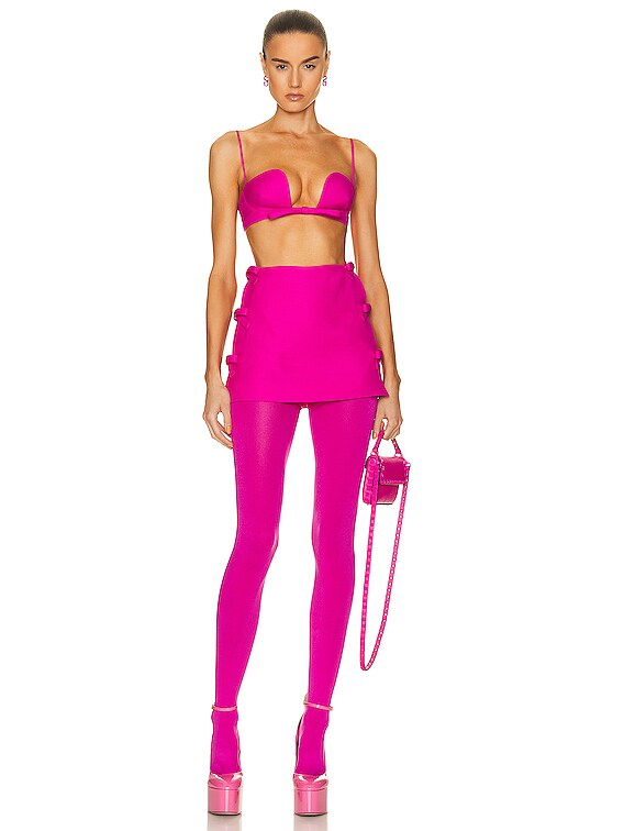 Valentino Couture Mini Skirt in Pink | FWRD