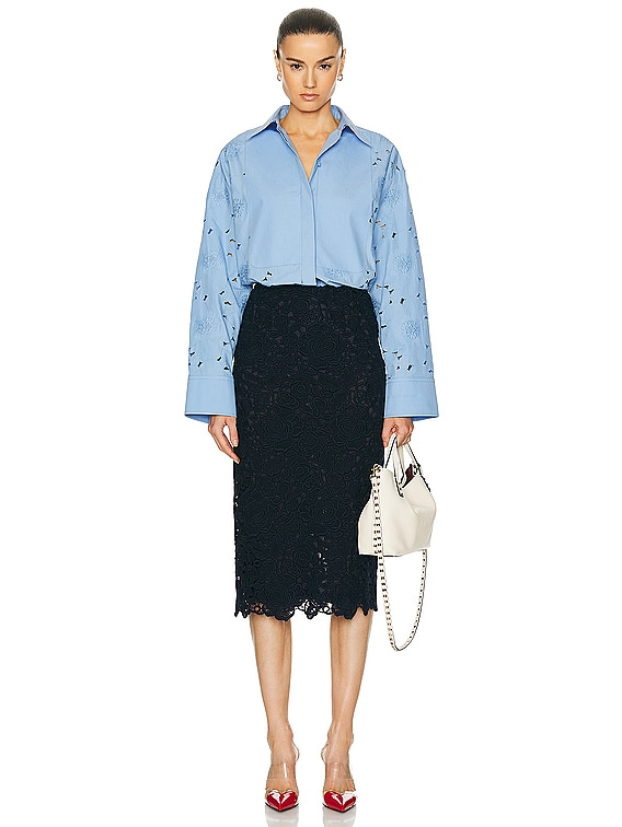 Valentino スカート - Navy | FWRD