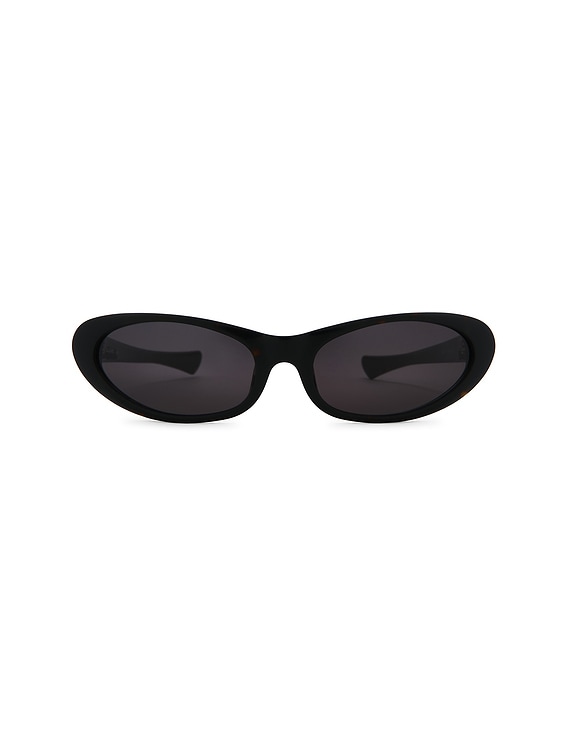 Vincent Boulevard Lara Sunglasses in Onyx & Grey | FWRD display picture 1