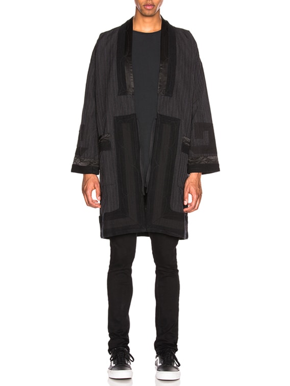 Visvim Ruunpe Coat in Charcoal | FWRD