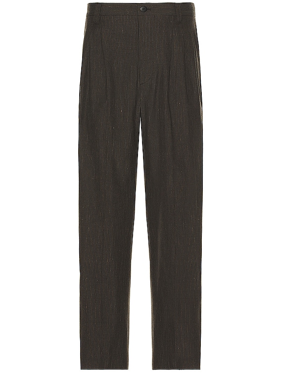 Visvim Mccloud Slacks Santome in Charcoal | FWRD