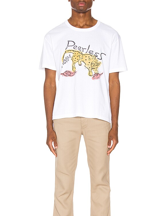 visvim シャツ Visvim Tiger Sketch Tee in White | FWRD