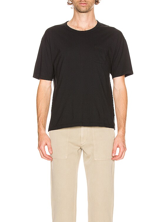 Visvim Short Sleeve Ultimate Jumbo Tee in Black | FWRD