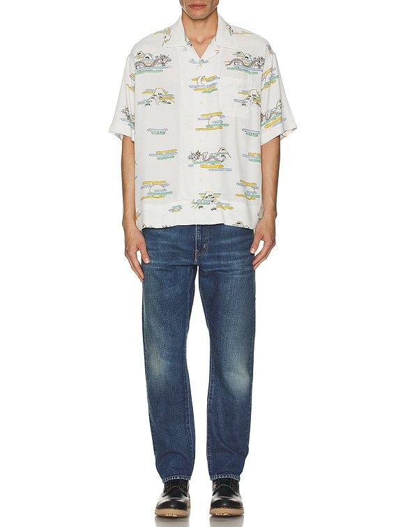 名品 visvim OXFORD SHIRT YELLOW LINE Mサイズ Oxford Cotton Shirt - Yellow/white striped - Men | H&M US