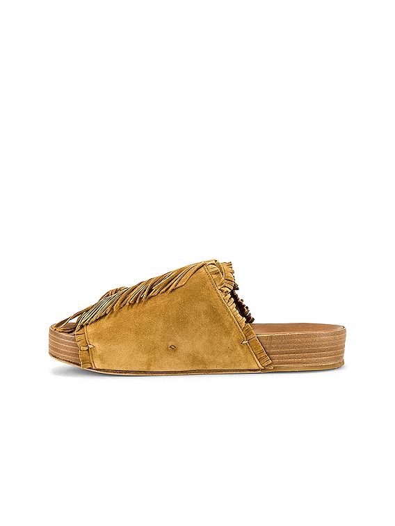 Visvim Christo Sandal in Light Brown | FWRD