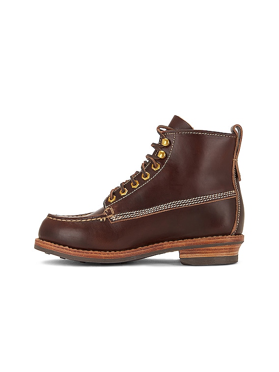 Visvim Cradle Moc in Dark Brown | FWRD