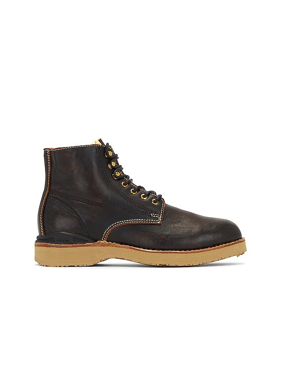 Visvim Virgil Boots Folk in Black | FWRD