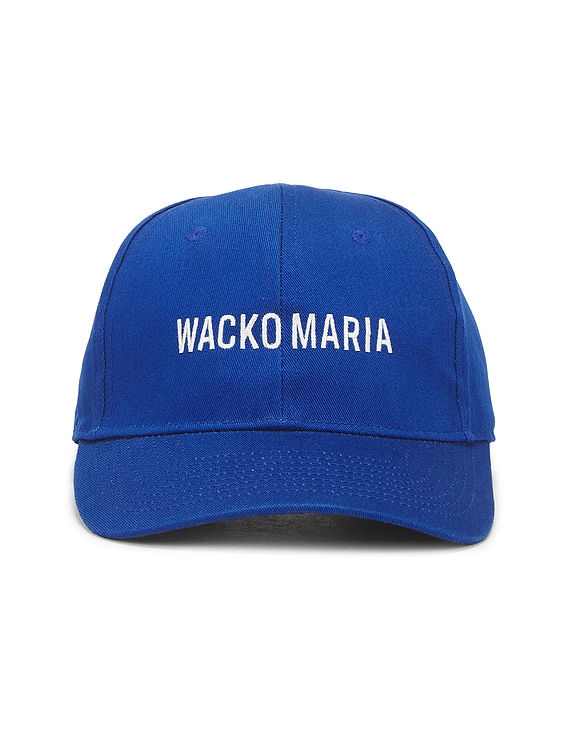 WACKO MARIA 6 Panel Cap Type-1 in Blue | FWRD