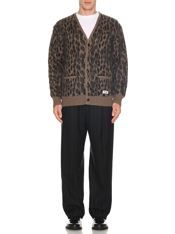 Wacko Maria - Leopard Heavy Mohair Cardigan (Brown) – JUICESTORE