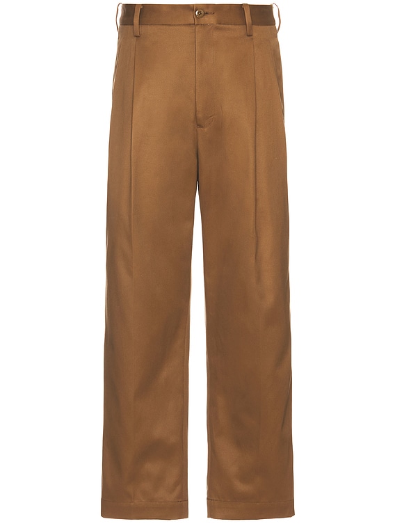 Double Pleated Chino Trousers