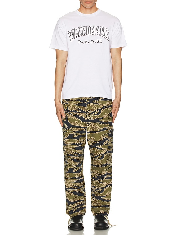 【ギフ_包装】 Pocket 6 Tigercamo MARIA WACKO Trousers FWRD | Olive in パンツ