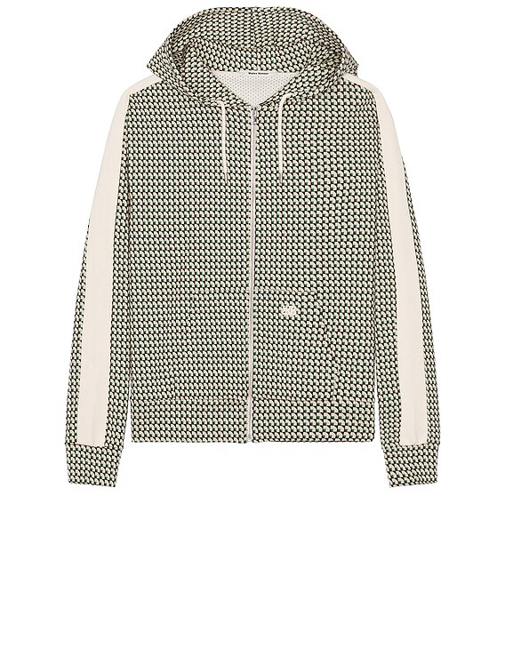 Wales Bonner Power Hoodie in Beige, Dark Green, & Brown | FWRD
