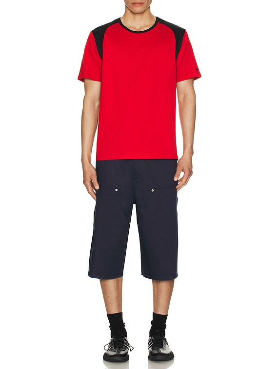 Wales Bonner Dub T Shirt in Black & Red | FWRD