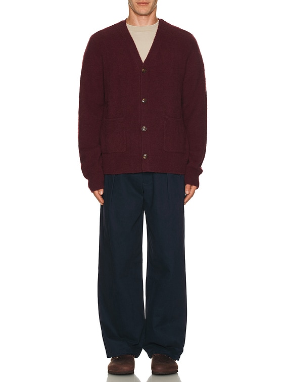princess polly baby blue dress Women's Burgundy Cardigan Sweaters