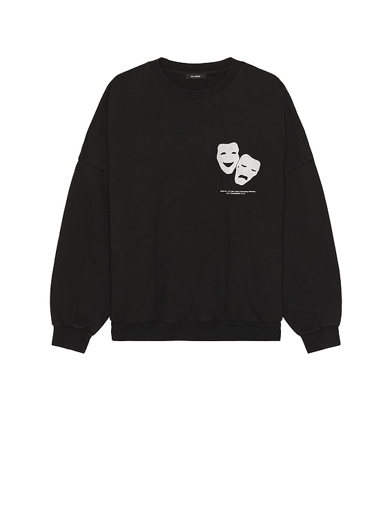 トップス WILLY CHAVARRIA HOOLIGAN CREW NAVY Black WILLY CHAVARRIA Hooligan Crewneck | SVD