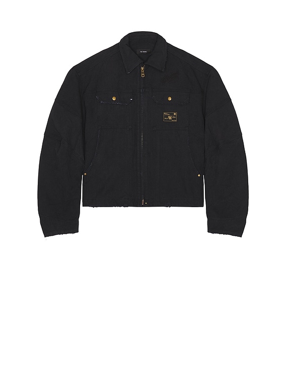 Willy Chavarria Stockton Work Jacket in Black | FWRD