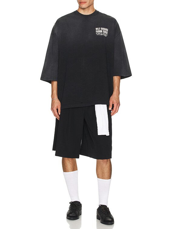 Willy Chavarria Fashion Services Buffalo Tee in Black | FWRD