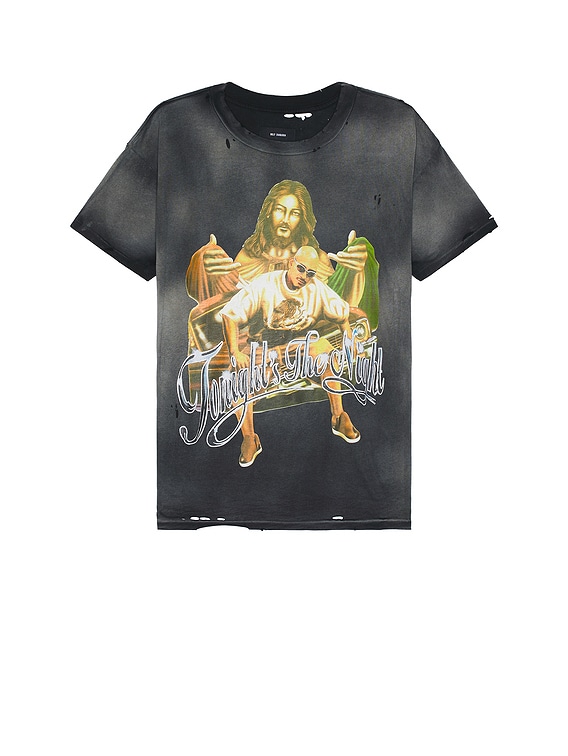 Willy Chavarria San Chachi Easy Tee in Black | FWRD