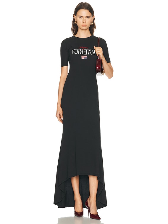 american jersey dress Jersey Tank Maxi Dress with Pockets for Tall Women in Black XL / Extra Tall / Black