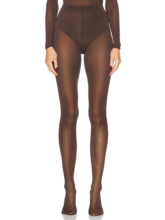 WARDROBE.NYC Sheer Tight in Dark Brown | FWRD