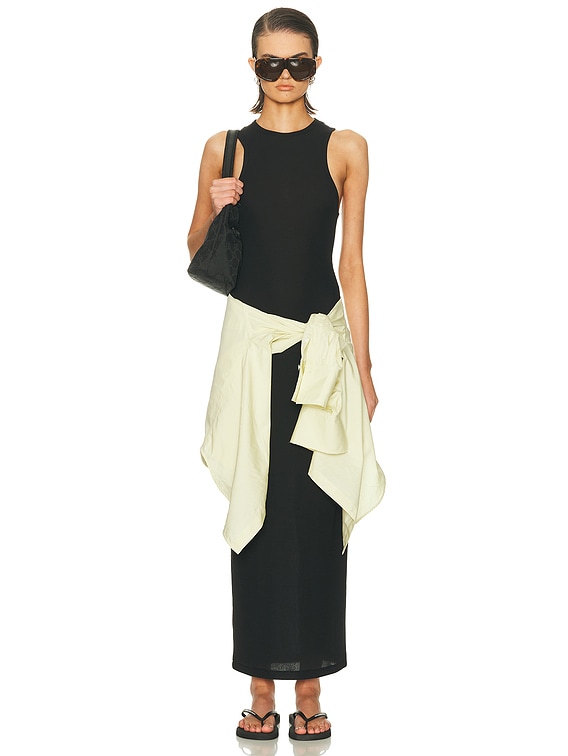 WARDROBE.NYC Racer Dress in Black | FWRD
