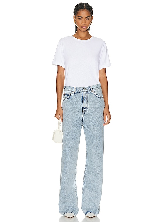 WARDROBE.NYC Low Rise Jeans in Blue | FWRD